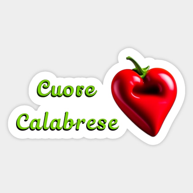 Cuore calabrese Sticker by Jumpeter